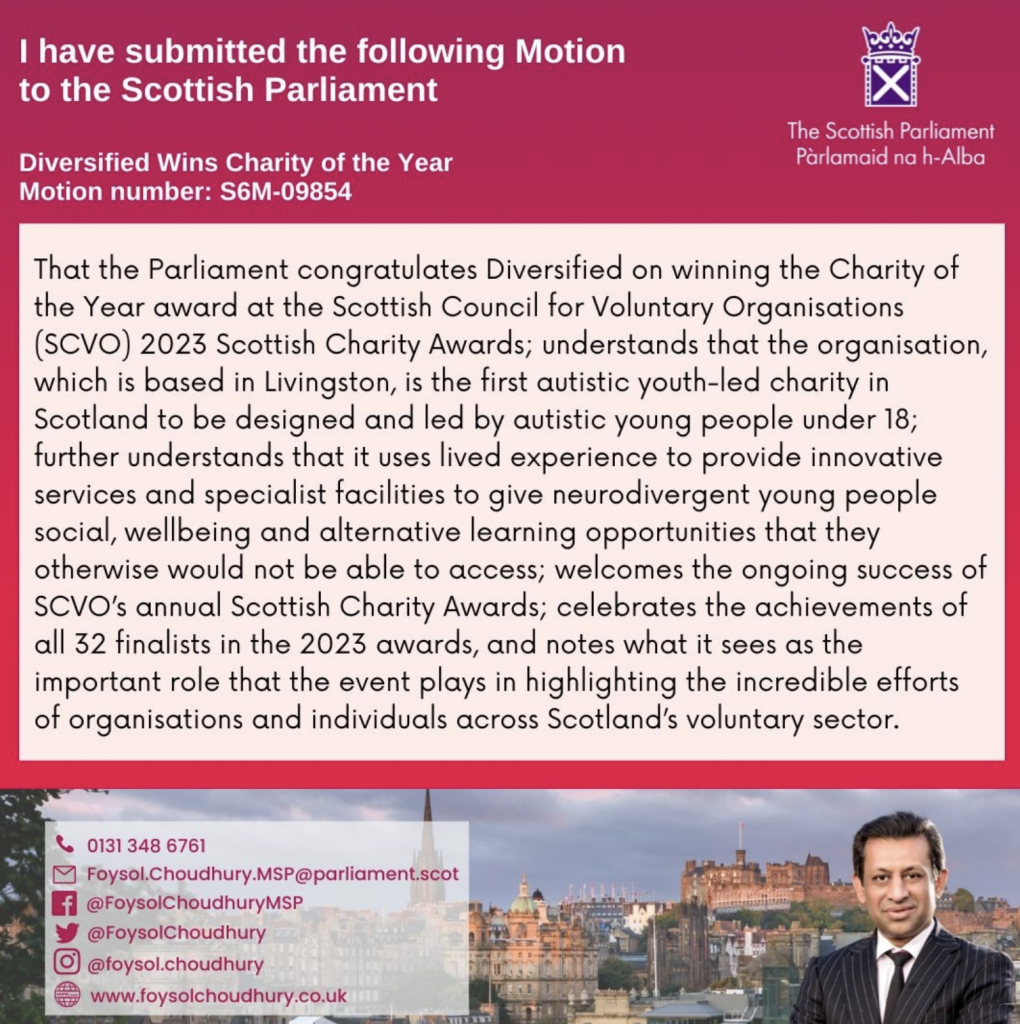 Diversified wins charity of the year